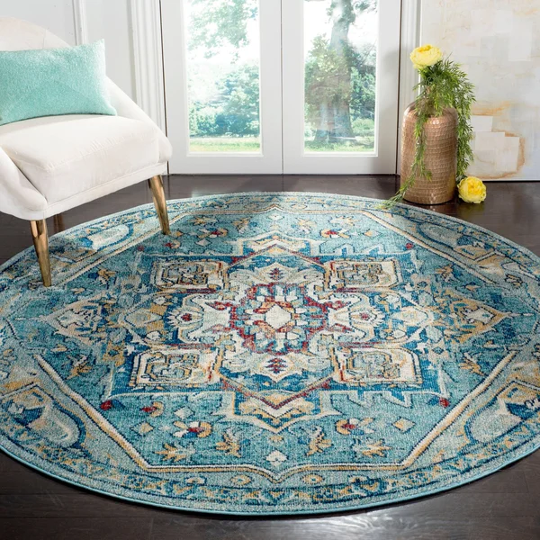 Safavieh Savannah 632 Navy, Creme 9& x 12& Rug