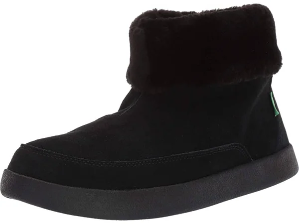 Sanuk New Bootah Suede Women's Boots Black : 6 B