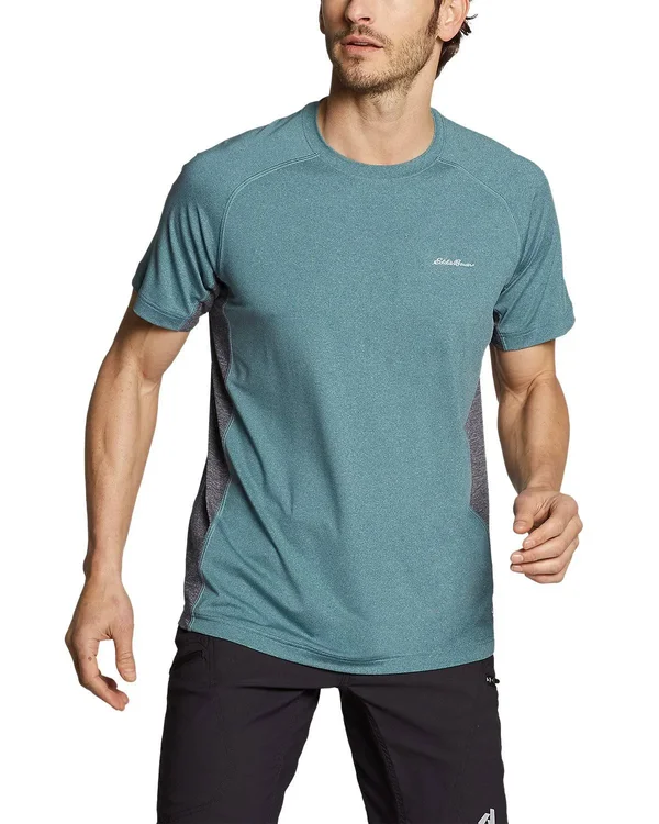 Eddie Bauer Men's TrailCool Short-Sleeve T-Shirt - Blue - XXXL