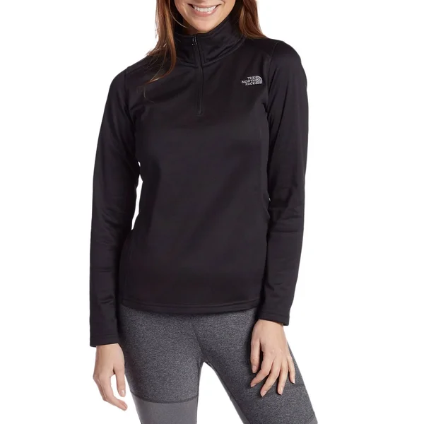 The North Face Women's Tech Glacier 1/4 Zip TNF Black, XL