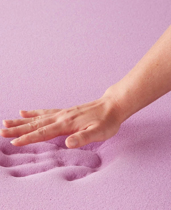 Dream Collection by Lucid 2x22 Lavender Memory Foam Mattress Topper - Full - Purple