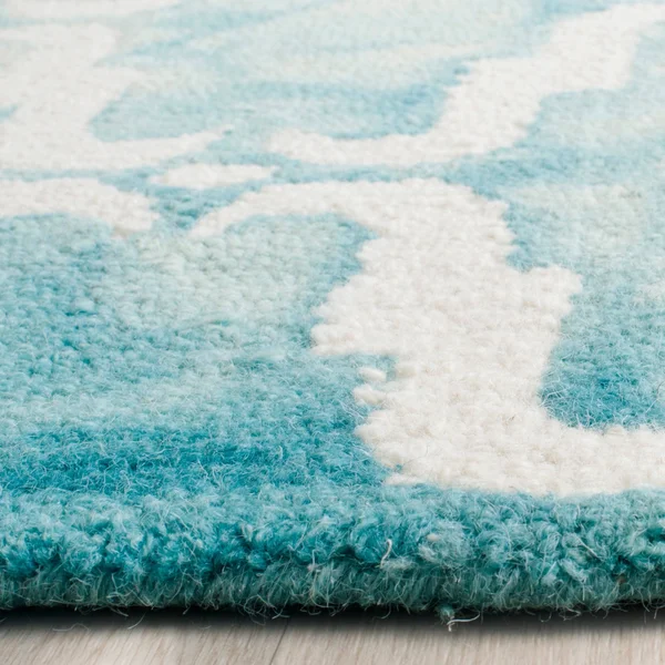 Safavieh Dip Dye DDY536N Navy - Ivory Rug 9&X 12& Rectangle
