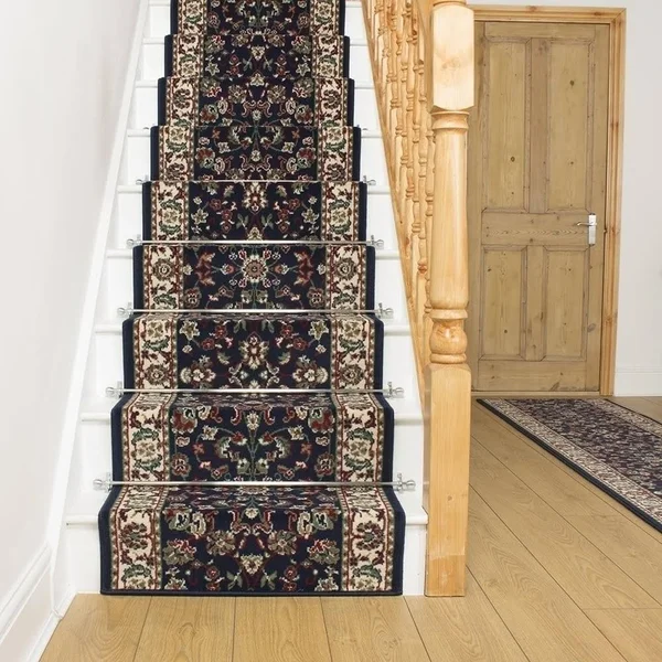 runrug USA Persian Blue Stair Carpet Runner Length: 2 foot - Widths