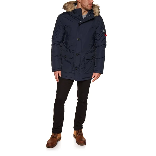 Superdry Everest Parka Jacket - Navy