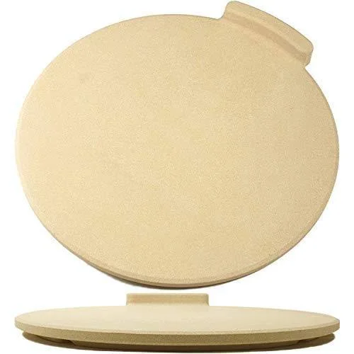 Love This Kitchen The Ultimate Pizza Stone for Oven & GRILL. 16 inch Round Baking Stone with Exclu
