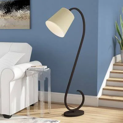 Palen 56x22 Arched Floor Lamp Andover Mills