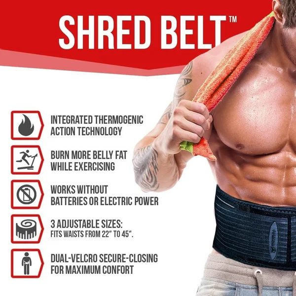 Iron Bull Strength The Shred Belt - Waist Trimmer Belt - Belly Fat