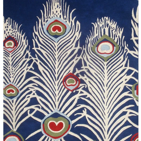 Safavieh Soho SOH709A Area Rug Blue/Ivory 6& x 6& Round