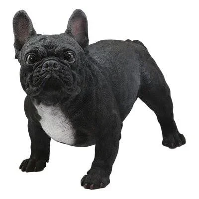 Spencyr Adorable Lifelike Realistic French Bulldog Figurine August Grove