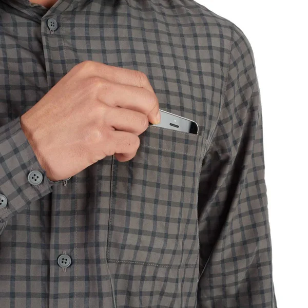 Mammut Lenni Long Sleeve Shirt - Men's Titanium - XL
