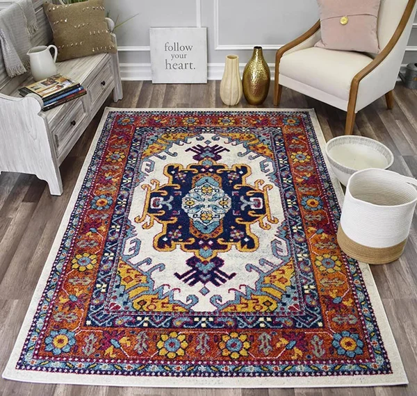 Rugs America Jorah Vintage Transitional Rug - 2&2 inchx8&0 inch, Juno