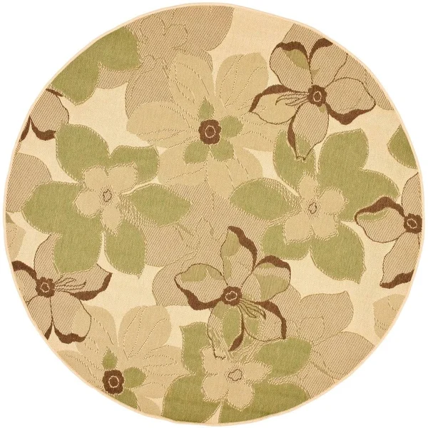 Safavieh Courtyard Cy4022D 5&3x22 x 7&7x22 Black Natural, Brown Area Rug