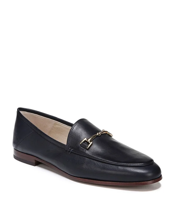 Sam Edelman Women's Loraine Leather Loafers 0400013212328 - 5.5, Navy