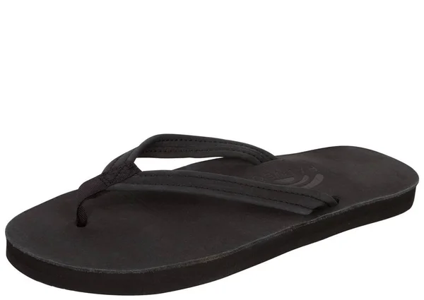Rainbow Sandals Women's Single Layer Narrow Strap Sandal Black