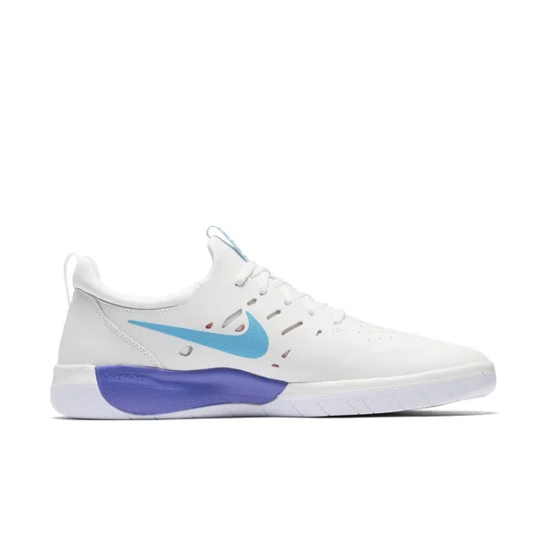 Nike SB Nyjah Free - Summit White, Light Blue Fury, Solar Red