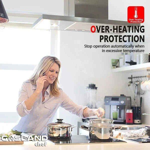 Gasland Chef 30x22 Built-in Induction Stovetop, Vitro Ceramic Surface Electric Cooktop, 4 Burners, Sensor Touch Control, Timer