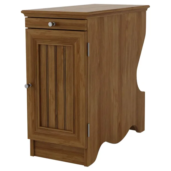 Ameriwood Home Fletcher Side Table with Magazine Storage, Bank Alder