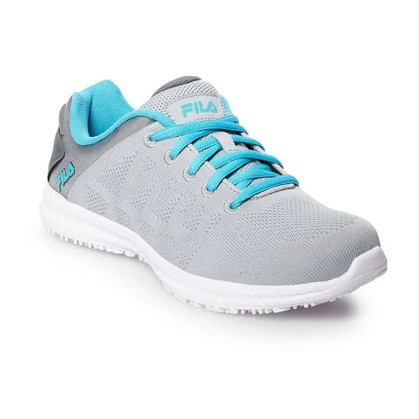 Fila Women's Memory Techknit Work Sneaker Pewter 6.5