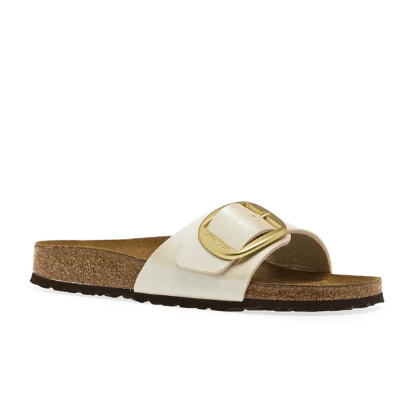 Birkenstock Madrid Big Buckle Birko-Flor Graceful Pearl White 36 EU