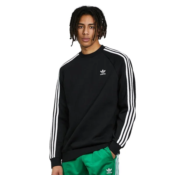 Adidas Originals 3 Stripes Sweatshirt Black