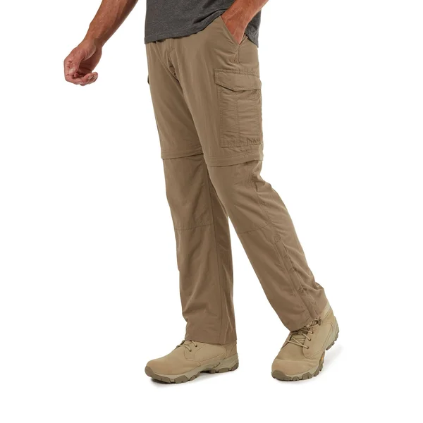 Craghoppers Mens NosiLife Convertible II Pants, 30s, Pebble