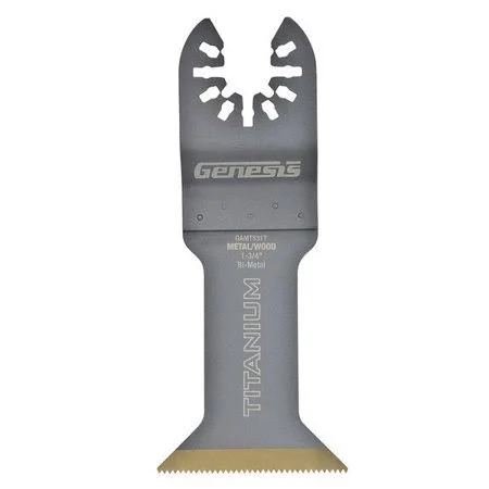Genesis Gamt531t Titanium-Coated Bi-Metal Flush Cut Blade, 1-3/4 inch