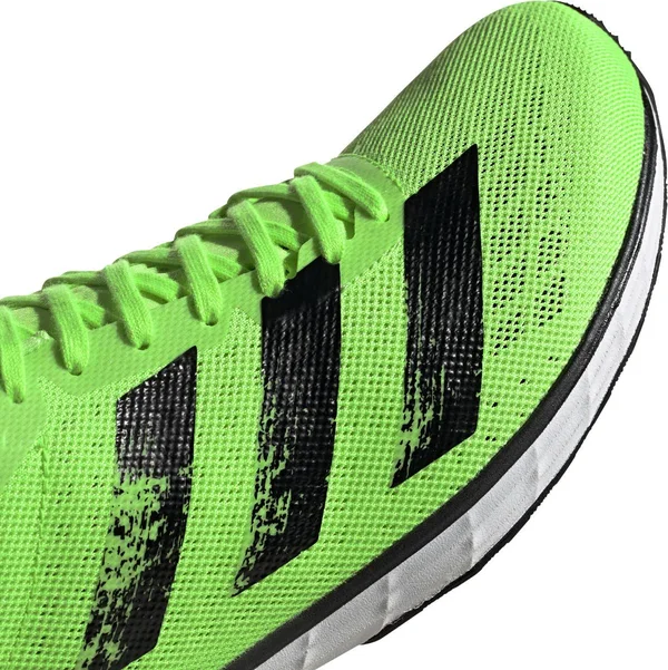 Adidas Adizero Adios 5 Boost Mens Running Shoes - Green-10.5