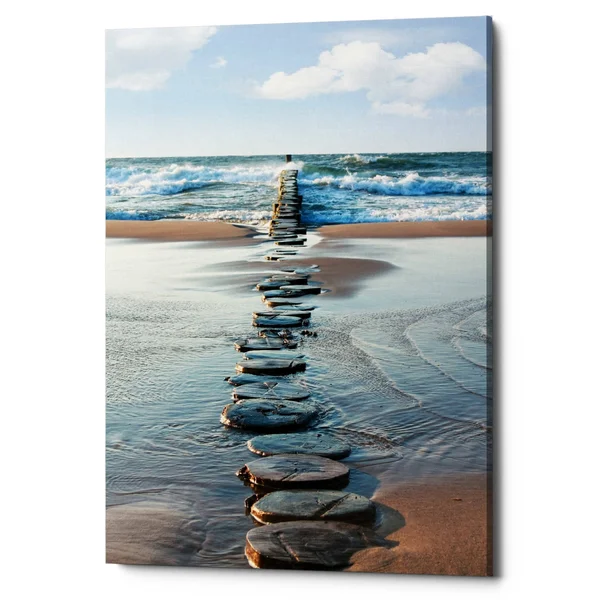 Epic Graffiti Stepping Stones Giclee Canvas Wall Art, 12x22x18x22 26x22 x 40x22