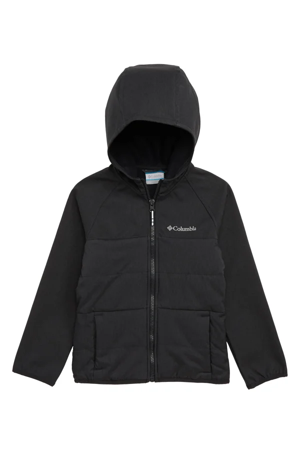 Columbia Boys& Black Take A Hike Softshell Jacket