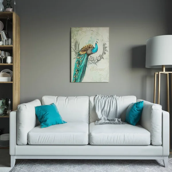 Peacock Poise I, Wall Art, Yosemite Home Decor