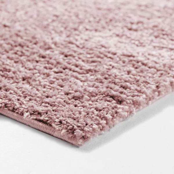 Soft Solid Shag Pink 8x10 Area Rug