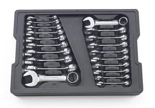 GearWrench 81903 20 Piece Stubby Wrench Set SAE and Metric
