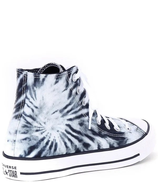Converse Black Tie-Dyed Chuck Taylor All Star High Top Shoes - Black