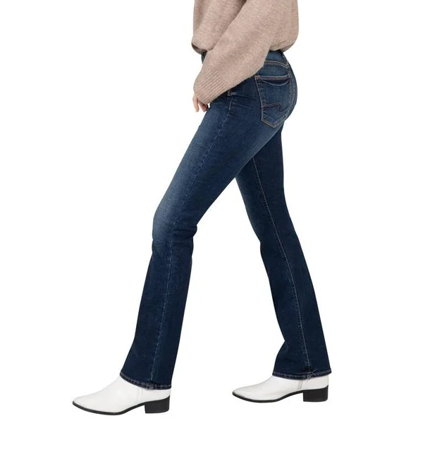 Silver Jeans Co. Women's Suki Mid Rise Slim Bootcut Jeans