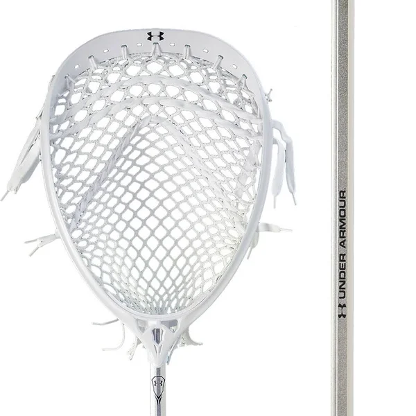 Under Armour Headline Complete Goalie Lacrosse Stick - White