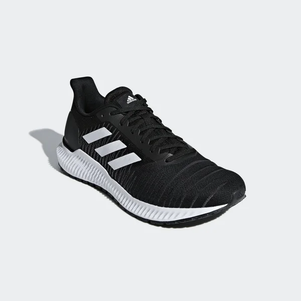 Adidas Solar Ride Core Black/White Men's Running Shoes, Size: 12
