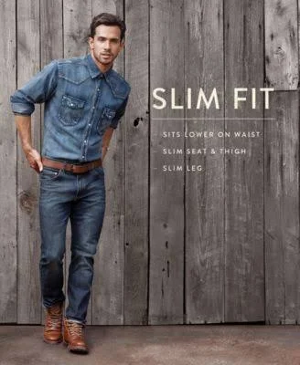 Wrangler Mens Retro Slim Fit Jeans