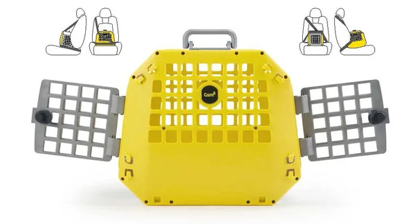4x4 North America MIM Care2 Pet Carrier, Medium, Yellow