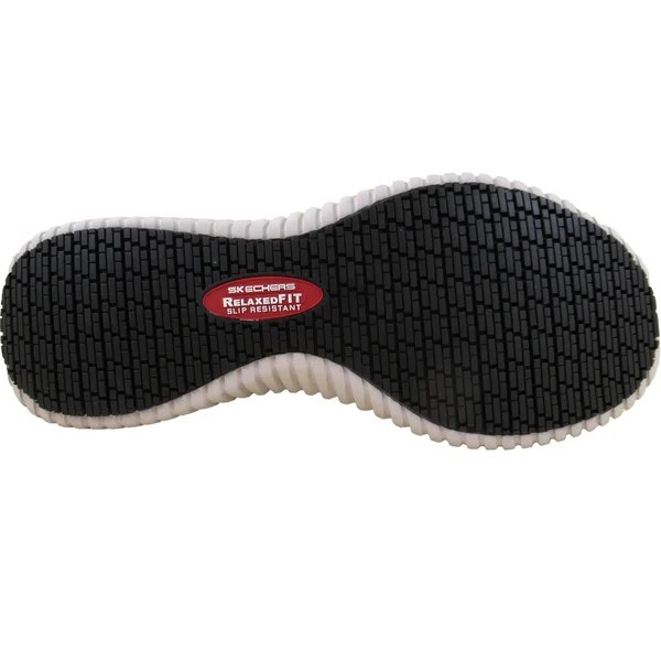 Skechers Men's Work Relaxed Fit Cessnock Slip Resistant Shoe, Charcoal
