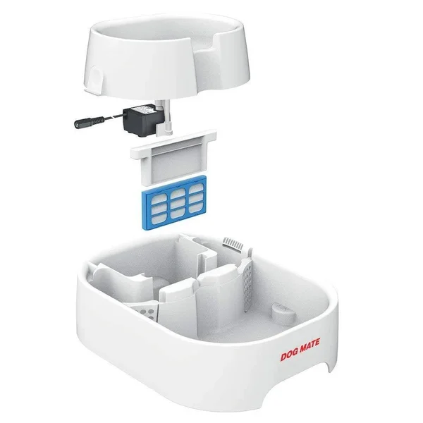 Dog Mate Large Fresh Water Drinking Fountain for Dogs and Cats