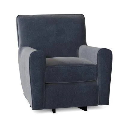 Venus 32x22 Wide Swivel Armchair Craftmaster Body Fabric: Tweetie 22, Arm Covers: No