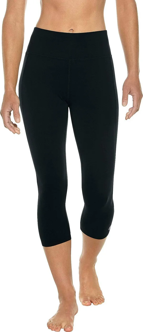 Coolibar UPF 50+ Women's High-Rise Asana Yoga Capris - Sun Protective