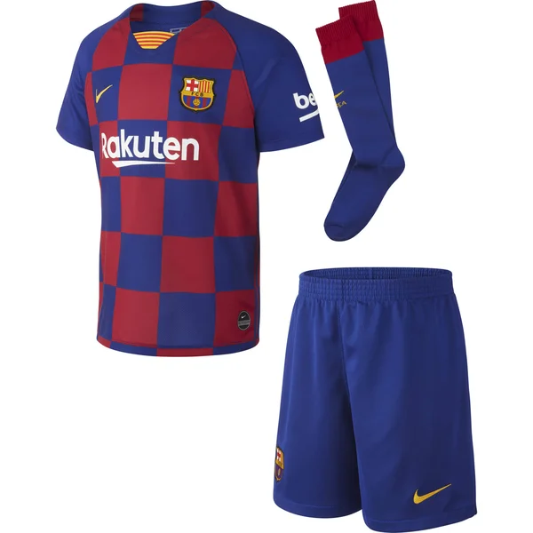 Youth Nike Royal Barcelona 2019/20 Home Replica Jersey Kit Set