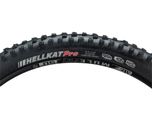 Kenda Hellkat Pro DH Tire: 27.5x22 x 2.40x22 Wire Bead, Black