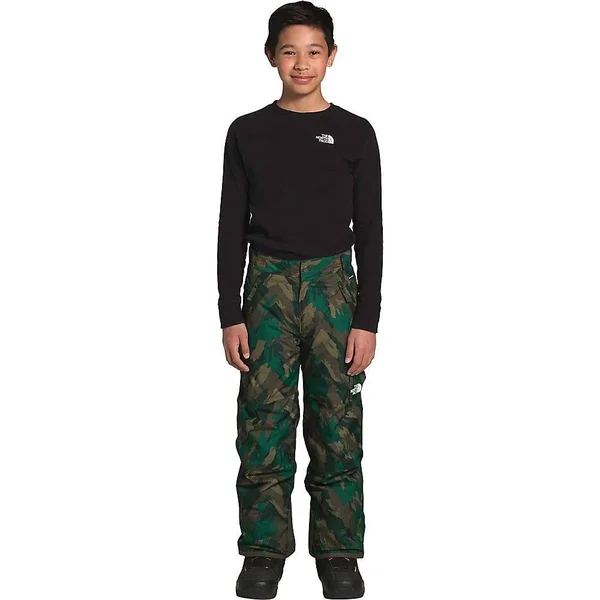The North Face Boys& Freedom Insulated Pant - British Khaki Waxed Camo Print, L