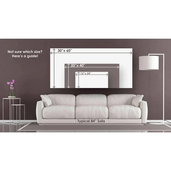Epic Graffiti 'Bridge and Skyline Silver' by Avery Tillmon - Canvas Wall Art, 30 inchx60 inch, Size: 30 x 60, White