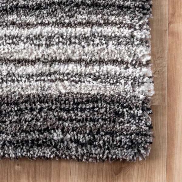 nuLOOM Drey Ombre Shag Area Rug, Size: 4& Square, Gray