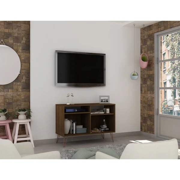 Manhattan Comfort 138Gmc5 Rockefeller 39.37 TV Stand - Brown