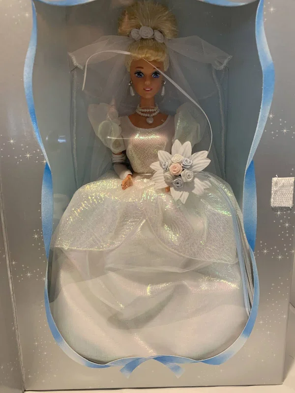 Mattel Disney Wedding Cinderella Barbie - 1995, 45th Anniversary
