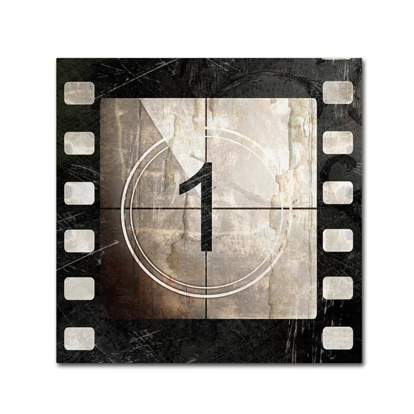 Vintage Countdown I by Color Bakery, 35x35-Inch Canvas Wall Art